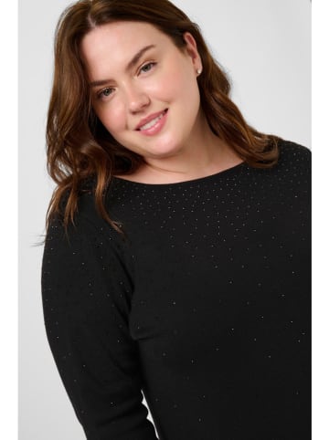 KAFFE curve Sweter "Mina" w kolorze czarnym