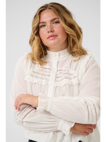 KAFFE curve Blouse "Jessa" crème