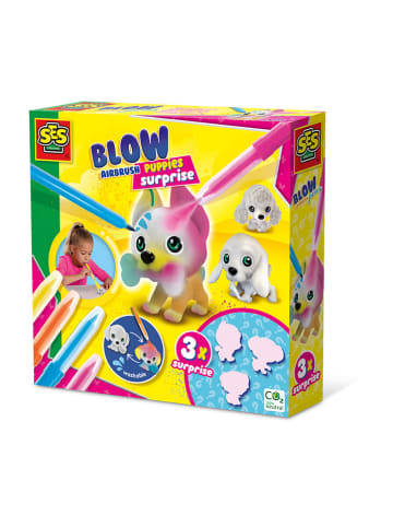 SES Blow airbrush-pennen "Puppy's" - 4 stuks - vanaf 5 jaar