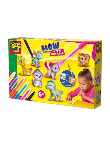 SES Blow airbrush-pennenset "Safaridieren" - vanaf 5 jaar