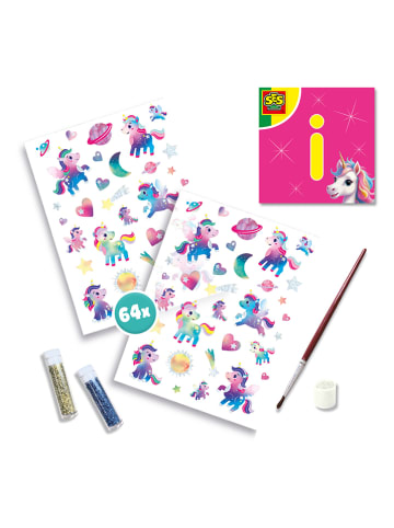 SES Kreativset "Unicorn - Metallische Glitzertattoos" - ab 5 Jahren