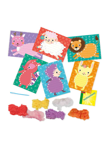 SES Creativiteitsset "Borduur pluizige dieren" - vanaf 3 jaar