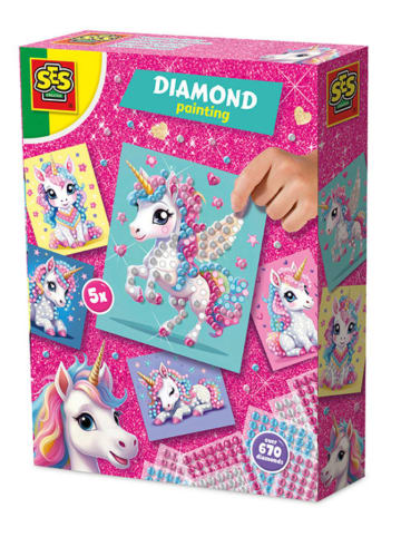 SES Knutselset "Unicorn - Diamond Painting" - vanaf 3 jaar
