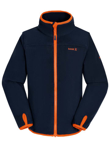 Kamik Fleece vest "Ridley" donkerblauw