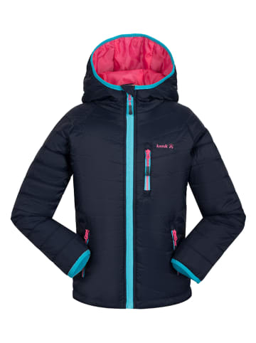 Kamik Całoroczna kurtka pikowana "Acacia" w kolorze granatowym