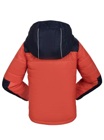 Kamik Całoroczna kurtka pikowana "Canyon" w kolorze pomarańczowo-granatowym