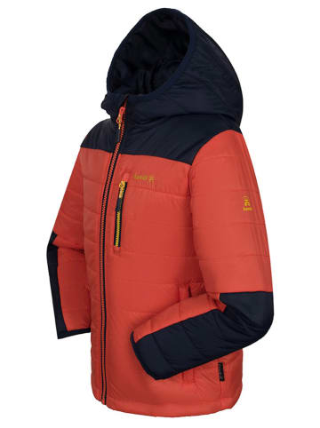 Kamik Dunne doorgestikte 4-seizoensjas "Canyon" oranje/donkerblauw