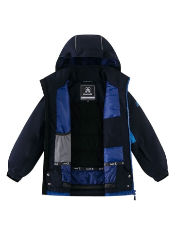 Kamik Kurtka zimowa "Hugo" w kolorze niebiesko-granatowym