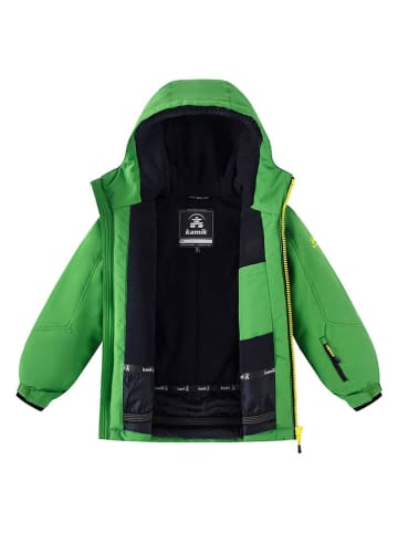 Kamik Kurtka zimowa "Niko" w kolorze zielonym