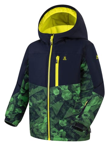Kamik Winterjacke in Dunkelblau/ Grün