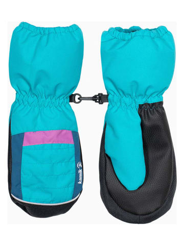 Kamik Rękawice funkcyjne "Bobcat" w kolorze błękitnym