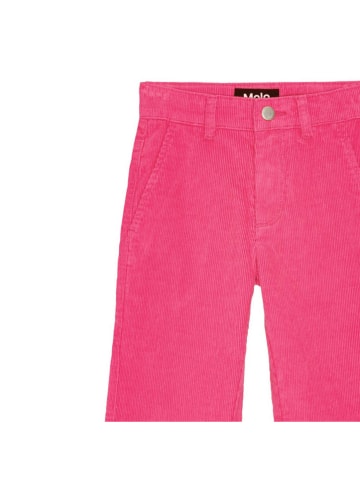 molo Spodnie sztruksowe w kolorze różowym