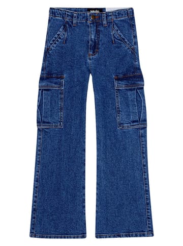 molo Cargospijkerbroek - regular fit - blauw