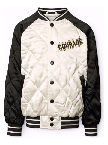 molo Blouson in Schwarz/ Creme