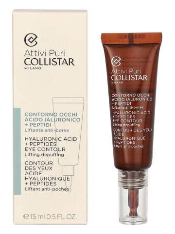 Collistar Oogcontourcrème "Hyaluronic Acid + Peptides", 15 ml