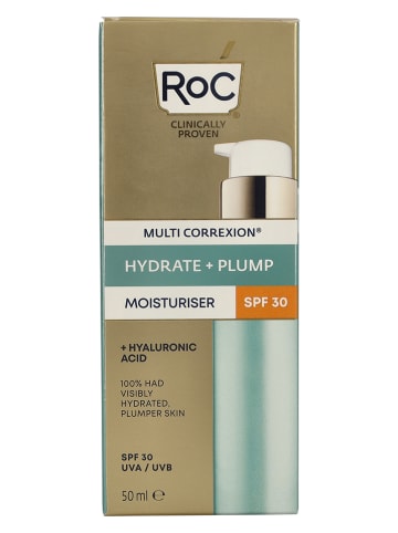 RoC Zonnebrandcrème "Multi Correxion Hydrate & Plump" - SPF 30, 50 ml