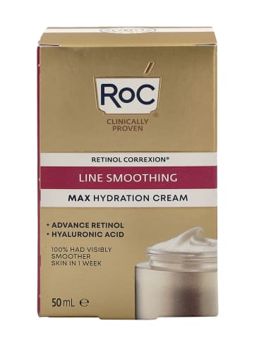 RoC Gesichtscreme "Retinol Correxion Line Smoothing Max Hydr", 50 ml