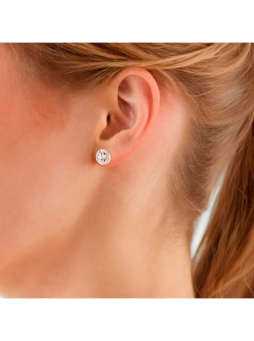 Yokoamii Kolczyki-wkrętki z kryształami