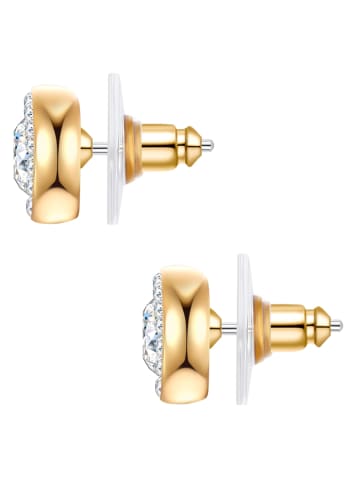 Yokoamii Vergold. Ohrstecker mit Edelsteinen