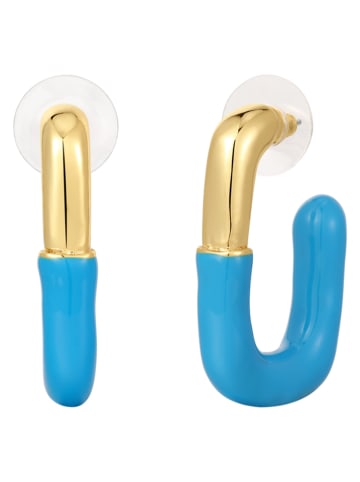 Yokoamii Pozłacane kolczyki-półkreole