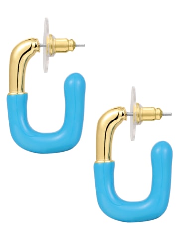 Yokoamii Pozłacane kolczyki-półkreole