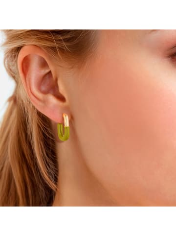 Yokoamii Pozłacane kolczyki-półkreole