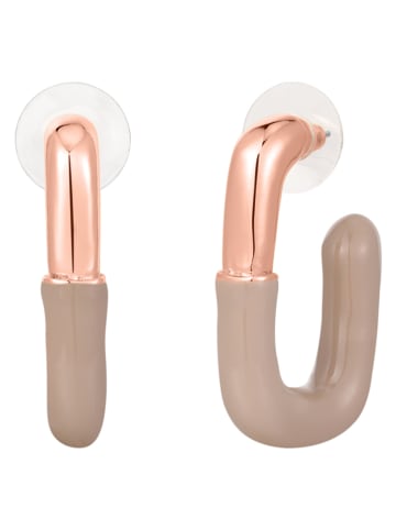 Yokoamii Pozłacane kolczyki-półkreole