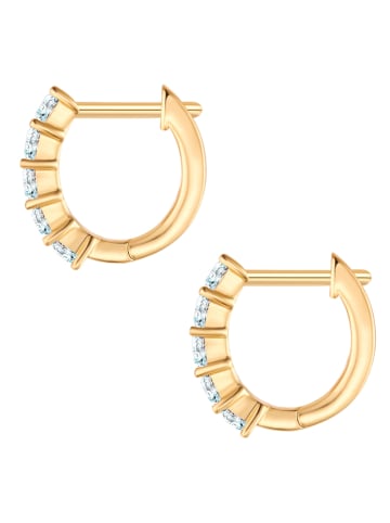 Yokoamii Vergold. Creolen mit Edelsteinen