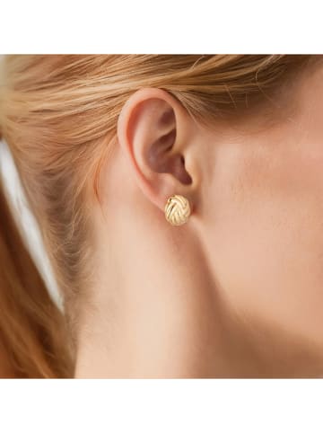 Yokoamii Pozłacane kolczyki-wkrętki