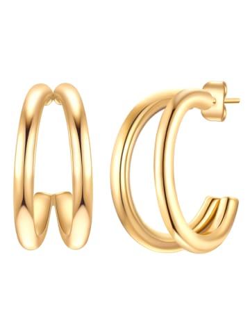 Eastside NY Pozłacane kolczyki-półkreole