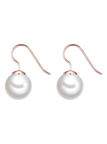 Lulu & Jane Pozłacane kolczyki z perłami