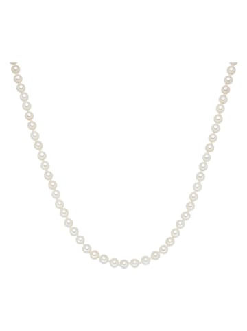 Lulu & Jane Perlenhalskette in Weiß - (L)45 cm