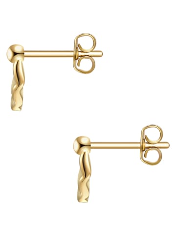 Lulu & Jane Pozłacane kolczyki-wkrętki