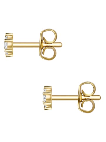 Glanzstücke München Vergold. Ohrstecker mit Edelsteinen