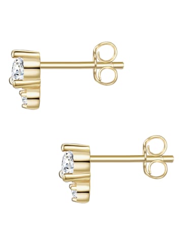 Glanzstücke München Vergold. Ohrstecker mit Edelsteinen