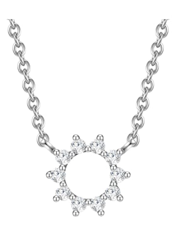 Glanzstücke München Srebrny naszyjnik z elementem ozdobnym - dł. 40 cm