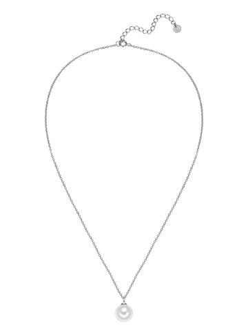 Glanzstücke München Srebrny naszyjnik z perłą - dł. 40 cm