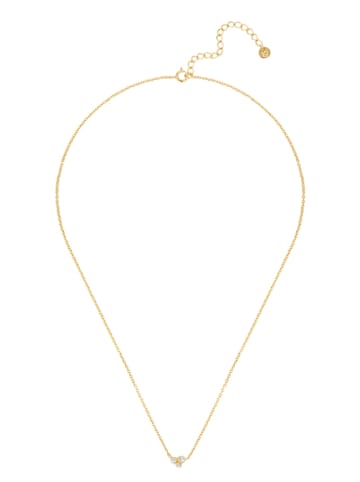 Glanzstücke München Pozłacany naszyjnik z elementem ozdobnym - dł. 40 cm