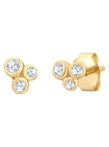 Glanzstücke München Vergold. Ohrstecker mit Edelsteinen