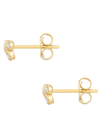 Glanzstücke München Vergold. Ohrstecker mit Edelsteinen