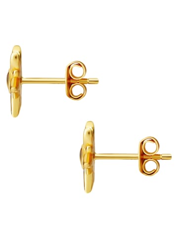 Glanzstücke München Pozłacane kolczyki-wkrętki