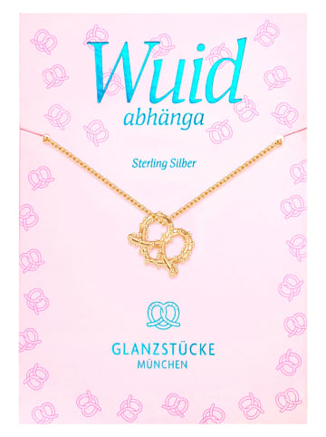 Glanzstücke München Vergold. Halskette mit Anhänger - (L)40 cm