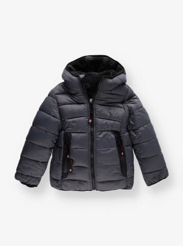 CANADA weather gear Dwustronna kurtka zimowa w kolorze szaro-czarnym