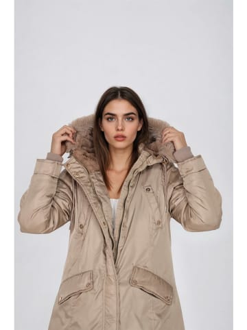 Jessica Simpson Parka w kolorze beżowym