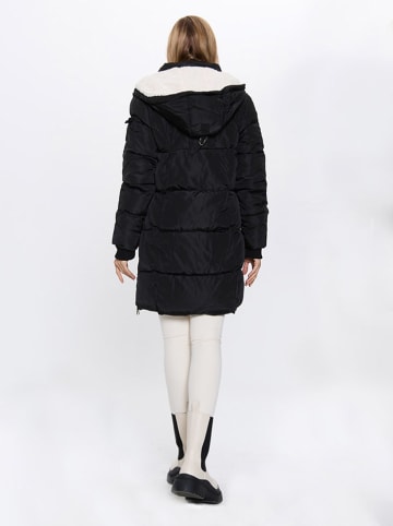 madden girl Wintermantel zwart