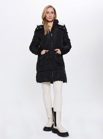 madden girl Wintermantel zwart