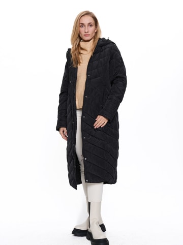 madden girl Wintermantel zwart