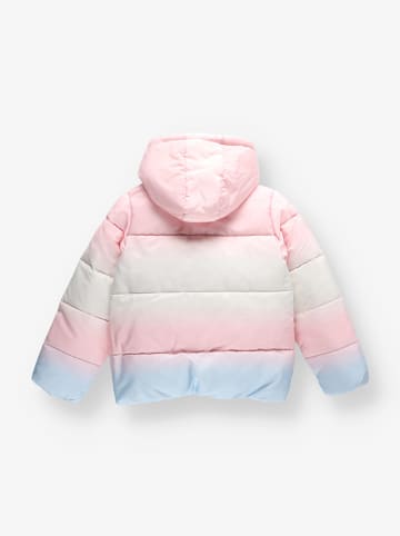 Steve Madden Winterjacke in Rosa/ Weiß/ Hellblau