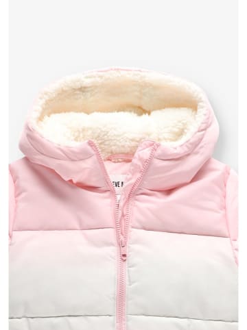 Steve Madden Kurtka zimowa w kolorze jasnoróżowo-biało-błękitnym