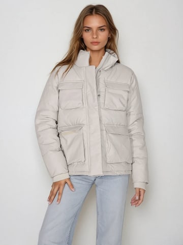 Steve Madden Übergangsjacke in Hellgrau